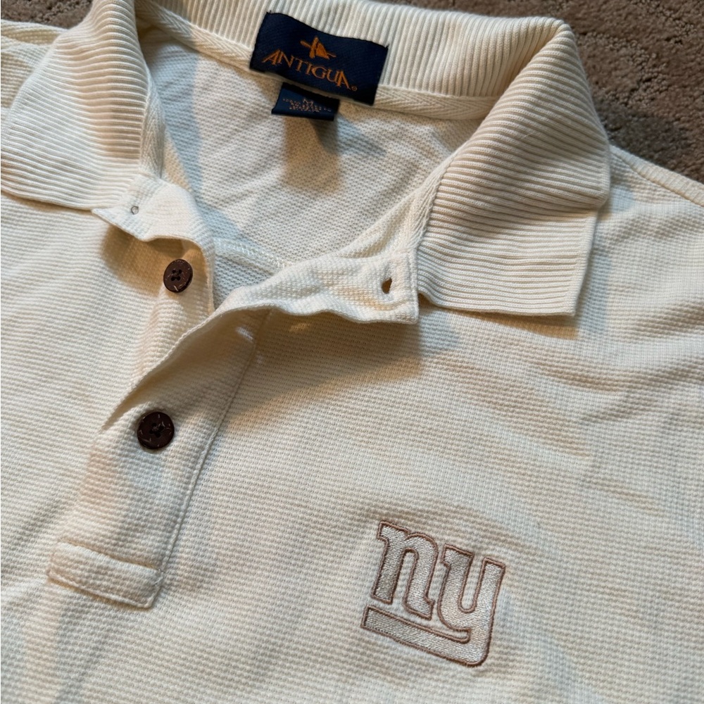 Antigua vintage New York Giants Polo with Embroidered Logo